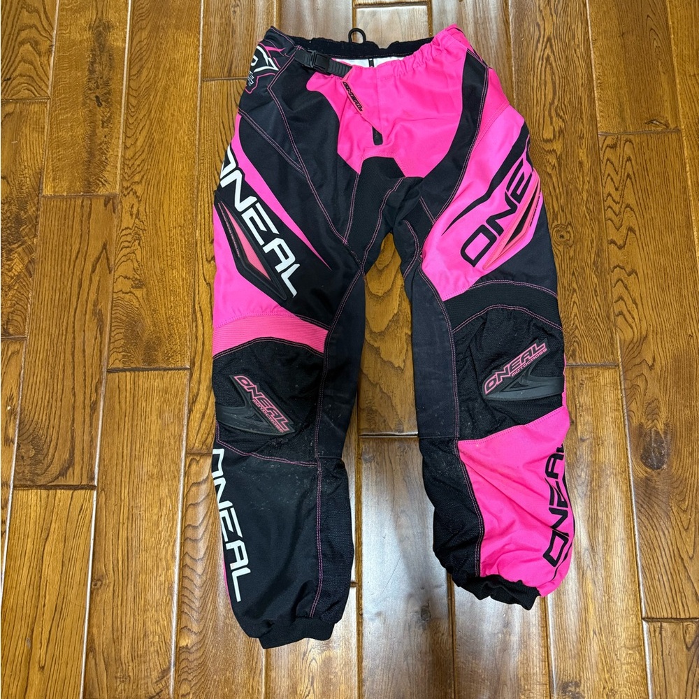 Dirtbike ONEAL Element Pink and Black pants